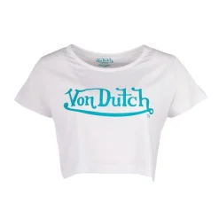 New Crop top logo poitrine Femme Femme Haut, Chemise