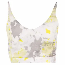 Discount Crop top bretelles blanc motif fantaisie Femme Femme Haut, Chemise