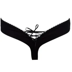 Discount Culotte string avec ruban satiné Femme Femme Lingerie