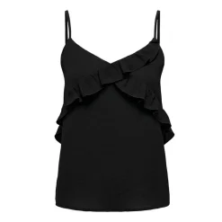 Best Débardeur à volants avec bretelles ajustables Femme Femme Haut, Chemise|Tee Shirt