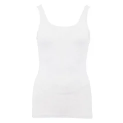 Discount Débardeur ajusté en coton col rond Femme Femme Tee Shirt|Haut, Chemise