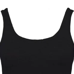 Discount Débardeur ajusté en coton col rond Femme Femme Haut, Chemise|Tee Shirt