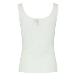 Outlet Débardeur col rond ajusté coton Femme Femme Haut, Chemise