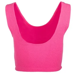 Débardeur crop top fushia Femme Femme Haut, Chemise|Tee Shirt