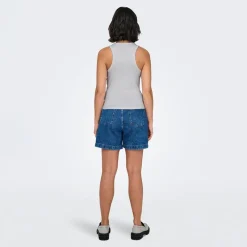 Online Débardeur côtelé Idole basique Femme Femme Tee Shirt|Haut, Chemise