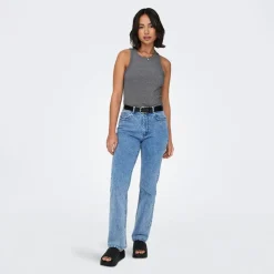 Sale Débardeur côtelé Idole basique Femme Femme Tee Shirt|Haut, Chemise