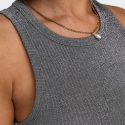 Sale Débardeur côtelé Idole basique Femme Femme Tee Shirt|Haut, Chemise