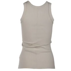 Hot Débardeur côtelé uni Femme Femme Haut, Chemise|Tee Shirt