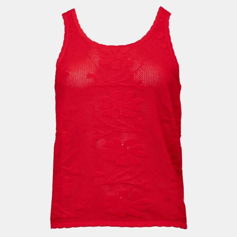 Clearance Débardeur ivoire à fines bretelles Magalie Femme Femme Haut, Chemise|Tee Shirt