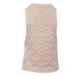 Outlet Débardeur maille brodé coton Miro Femme Femme Tee Shirt|Haut, Chemise