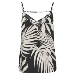 Outlet Débardeur imprimé tropical à bretelles fines Femme Femme Haut, Chemise