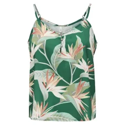 Sale Débardeur sans manche motif fleurs tropicales Femme Femme Haut, Chemise|Tee Shirt