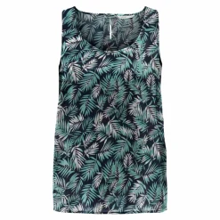 New Débardeur sans manches col rond imprimé jungle Femme Femme Haut, Chemise|Tee Shirt