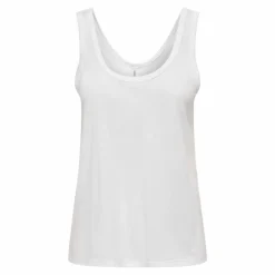 Sale Débardeur sans manches col rond coupe droite Femme Femme Haut, Chemise|Tee Shirt