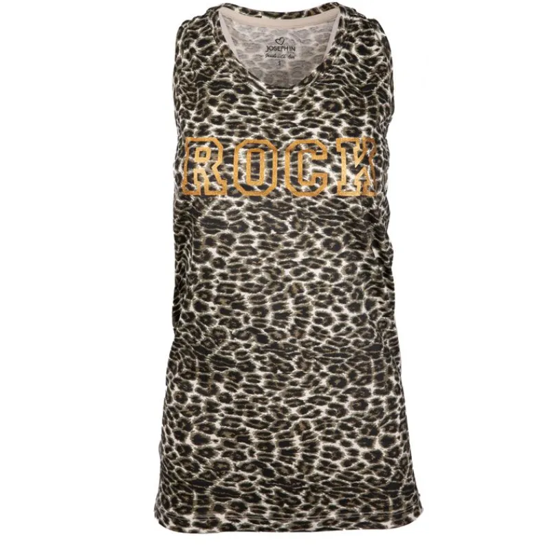 Sale Débardeur Tamila safari "Rock" Femme Femme Haut, Chemise