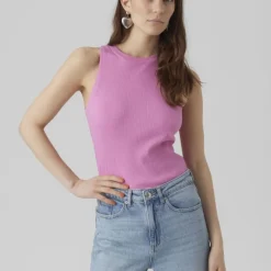 Debardeur awlavender cyclamen Femme Femme Haut, Chemise