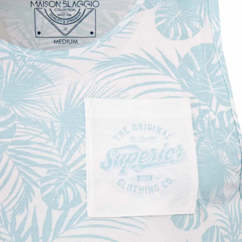 Outlet Debardeur imprime Monro Homme Homme Tee Shirt