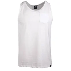 Clearance Debardeur slub uni avec poche malabar Homme Homme Tee Shirt