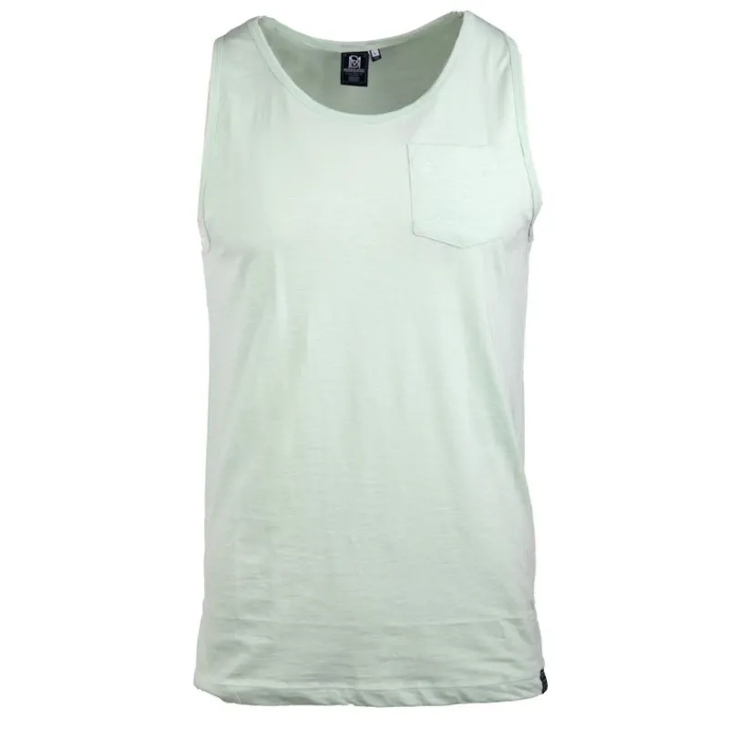 New Debardeur slub uni avec poche malabar Homme Homme Tee Shirt