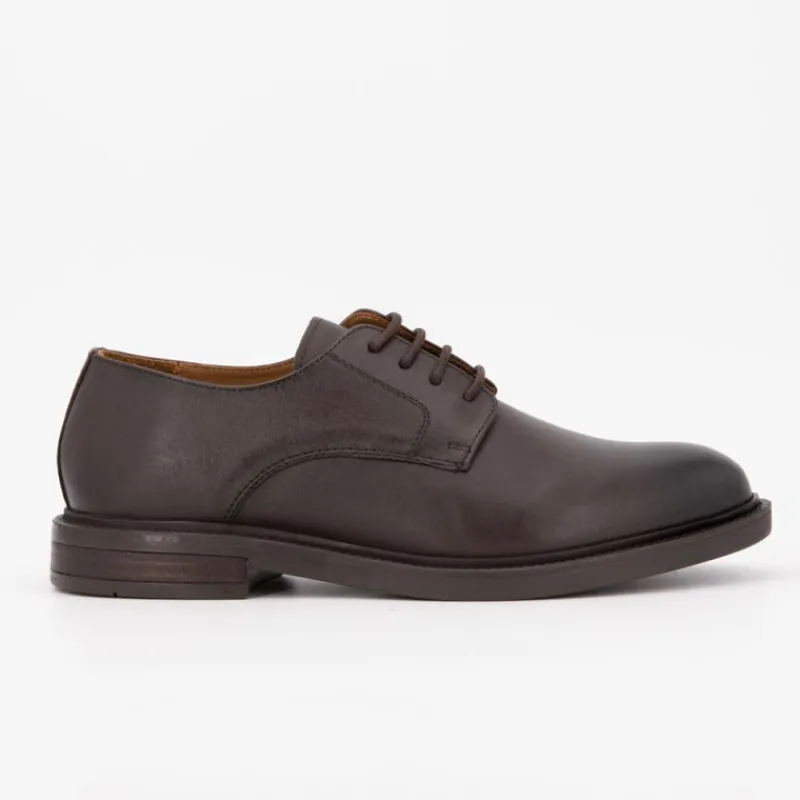 New Derbies à lacets basses cuir lisse Homme Homme Chaussures De Ville