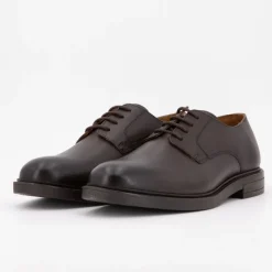 New Derbies à lacets basses cuir lisse Homme Homme Chaussures De Ville