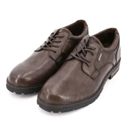 Outlet Derbies à lacets effet cuir grainé Homme Homme Chaussures De Ville