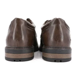 Outlet Derbies à lacets effet cuir grainé Homme Homme Chaussures De Ville