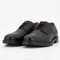Outlet Derbies cuir à lacets avec surpiqures Homme Homme Chaussures De Ville