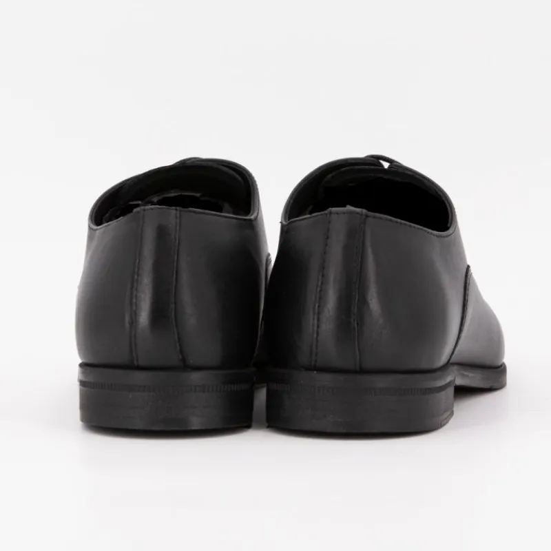 Derbies cuir lisse à lacets couleur unie Homme Homme Chaussures De Ville