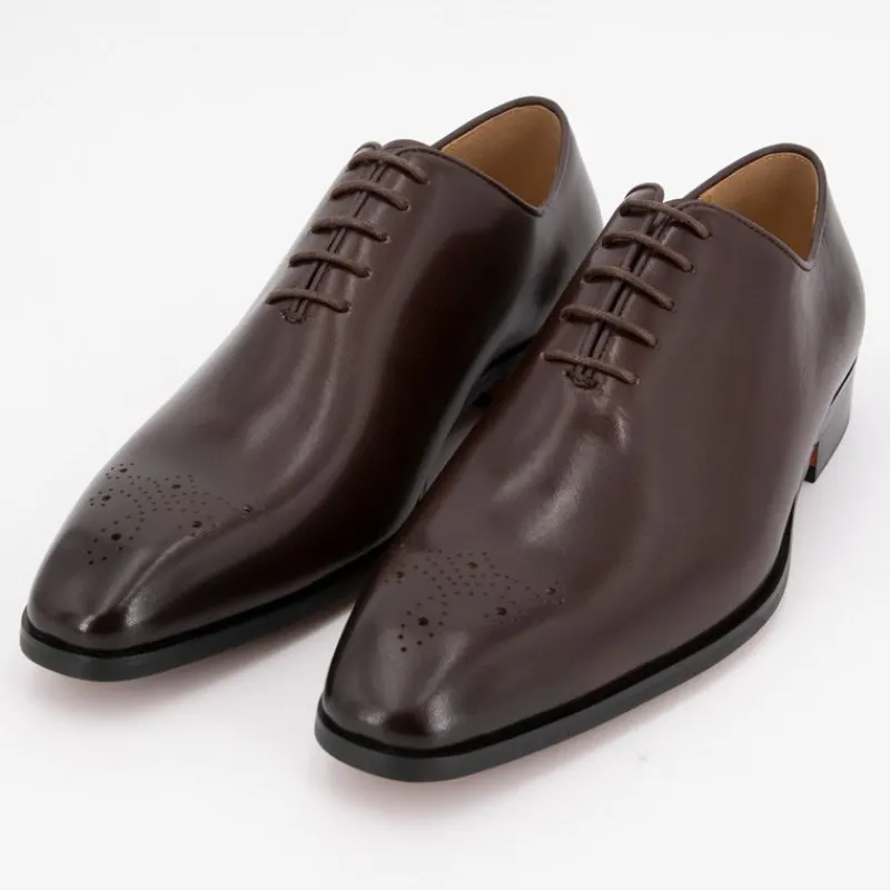 Outlet Derby cognac milano t40-45 Homme Homme Chaussures De Ville