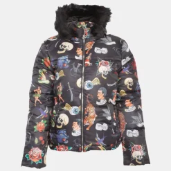 Online Doudoune à capuche avec fourrure Femme Femme Veste, Doudoune, Manteau