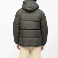 Online Doudoune à capuche courte zippée Homme Homme Veste, Doudoune, Manteau