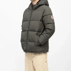 Online Doudoune à capuche courte zippée Homme Homme Veste, Doudoune, Manteau