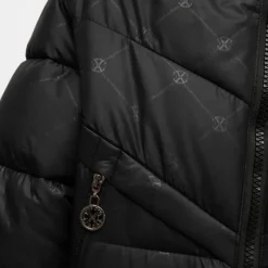 Hot Doudoune avec capuche longue à motif Enfant Enfant Doudoune, Coupe-Vent