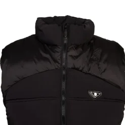 Outlet Doudoune bi matière sans manches Hugo col cheminée Homme Homme Veste, Doudoune, Manteau