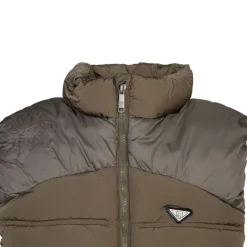 New Doudoune bi matière sans manches Hugo col cheminée Homme Homme Veste, Doudoune, Manteau