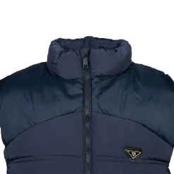 Hot Doudoune bi matière sans manches Hugo col cheminée Homme Homme Veste, Doudoune, Manteau