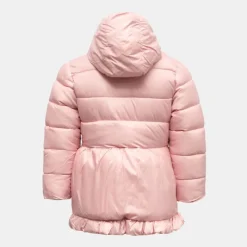 Online Doudoune courte à volants avec capuche Enfant, Bébé Enfant Doudoune, Coupe-Vent