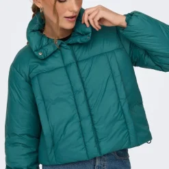 Sale Doudoune courte col montant Femme Femme Veste, Doudoune, Manteau