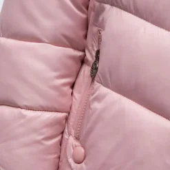 Online Doudoune courte zippée à capuche fausse fourrure col montant Enfant, Bébé Enfant Doudoune, Coupe-Vent