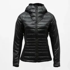 Discount Doudoune fine cintrée matelassée à capuche Femme Femme Veste, Doudoune, Manteau