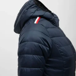 Outlet Doudoune fine couleur unie avec capuche drapeau sur l'épaule Femme Femme Veste, Doudoune, Manteau