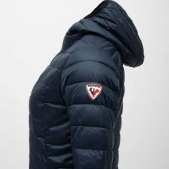 Outlet Doudoune fine couleur unie avec capuche drapeau sur l'épaule Femme Femme Veste, Doudoune, Manteau