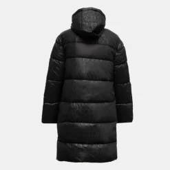 Online Doudoune longue avec capuche à poches zippées Enfant Enfant Doudoune, Coupe-Vent