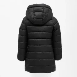 Sale Doudoune matelassée col montant avec capuche couleur unie Enfant, Bébé Enfant Doudoune, Coupe-Vent