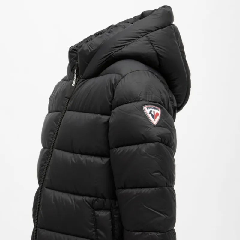 Sale Doudoune matelassée col montant avec capuche couleur unie Enfant, Bébé Enfant Doudoune, Coupe-Vent