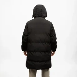 Sale Doudoune mi longue alpine à capuche couleur unie Homme Homme Veste, Doudoune, Manteau