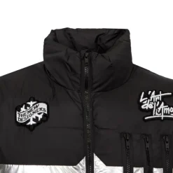 Hot Doudoune patches métallisés Homme Homme Veste, Doudoune, Manteau