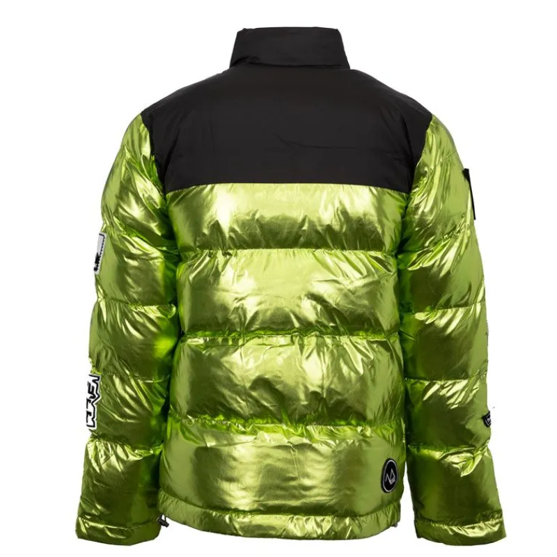 Doudoune patches métallisés Homme Homme Veste, Doudoune, Manteau