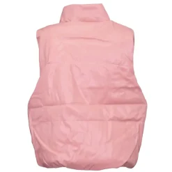 Best Doudoune sans manche similicuir zippée col montant Fille Enfant Doudoune, Coupe-Vent